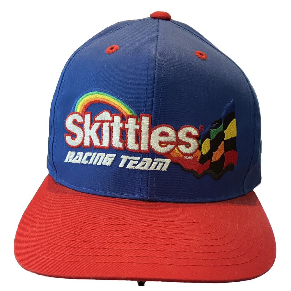ERNIE IRVAN‎ NASCAR #36 SKITTLES RACING TEAM SnapBack Hat/Cap. 1998. Auto Racing